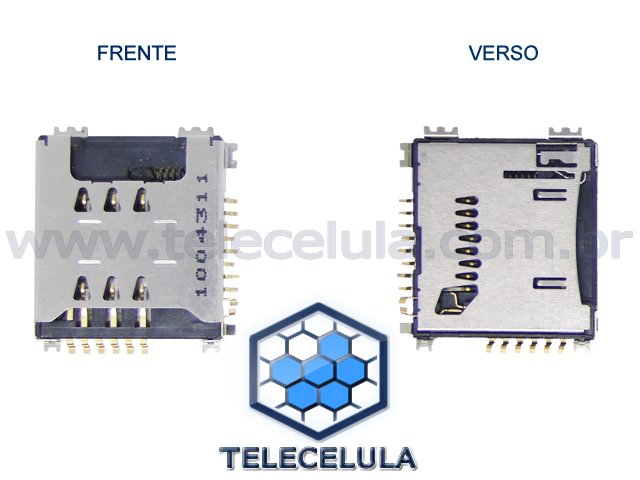 Sem Imagem - SLOT DE SIM CARD CONECTOR DE SIM CARD + CONECTOR MEMRIA MICRO SD LG ORIGINAL!